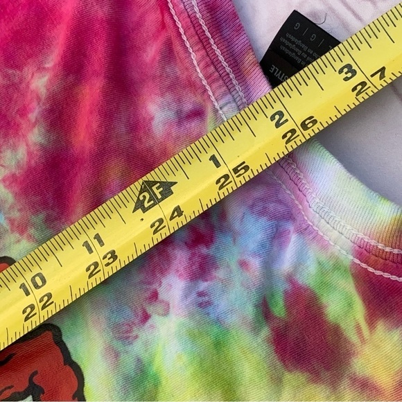 PRIDE tie dye graphic tee shirt pride flag colors Unisex Large - Picture 8 of 8
